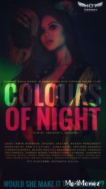 poster of Colours of Night (2020) UNRATED HotShots Originals Hindi Short Film