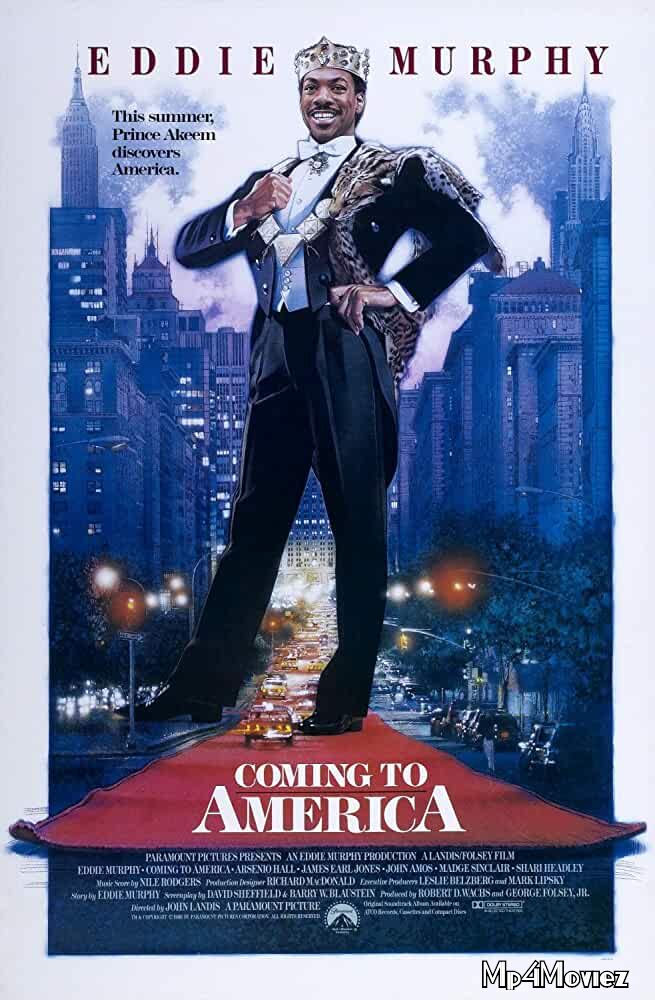 poster of Coming to America 1988 BluRay Hindi Dubbed Movie