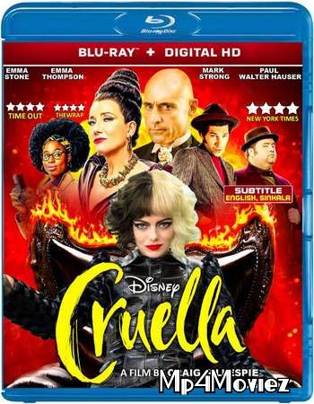 poster of Cruella (2021) Hindi Dubbed BluRay