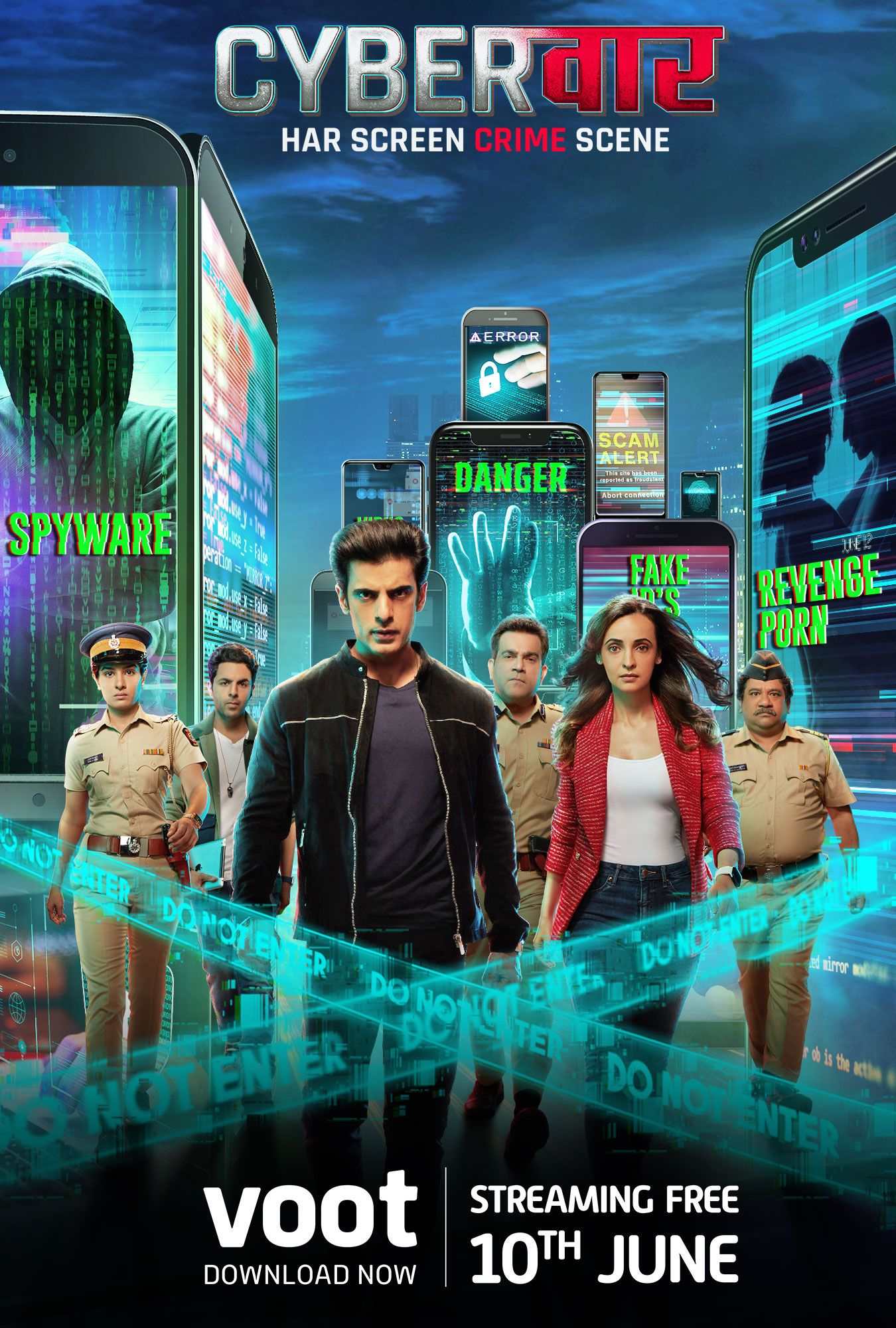 poster of Cyber Vaar (2022) S01E01 Hindi VOOT HDRip