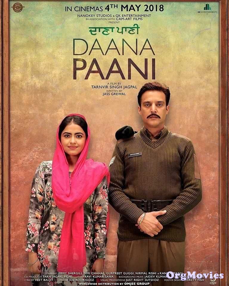 poster of Daana Paani 2018 Punjabi Full Movie