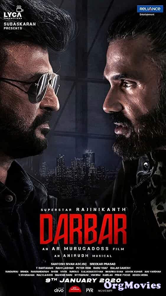 poster of Darbar 2020 Hindi Dubbed Full Movie