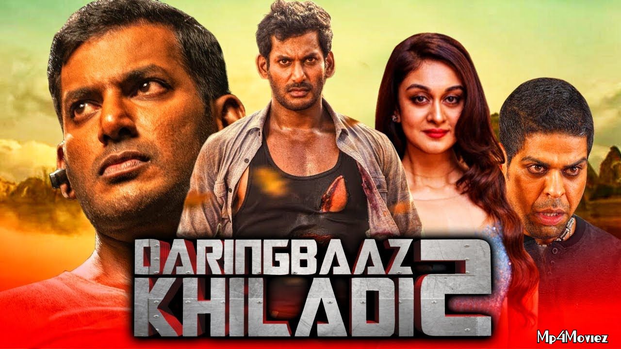 poster of Daringbaaz Khiladi 2 (pattathu Yaanai) 2020 Hindi Dubbed Movie