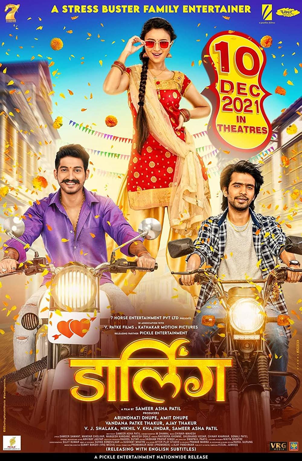 poster of Darling (2021) Marathi Movie HDRip