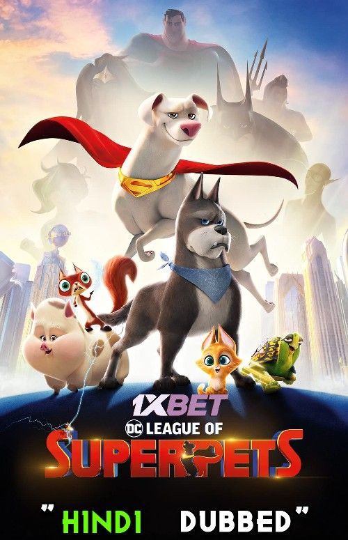 poster of DC League of Super-Pets (2022) Hindi Dubbed HDCAM