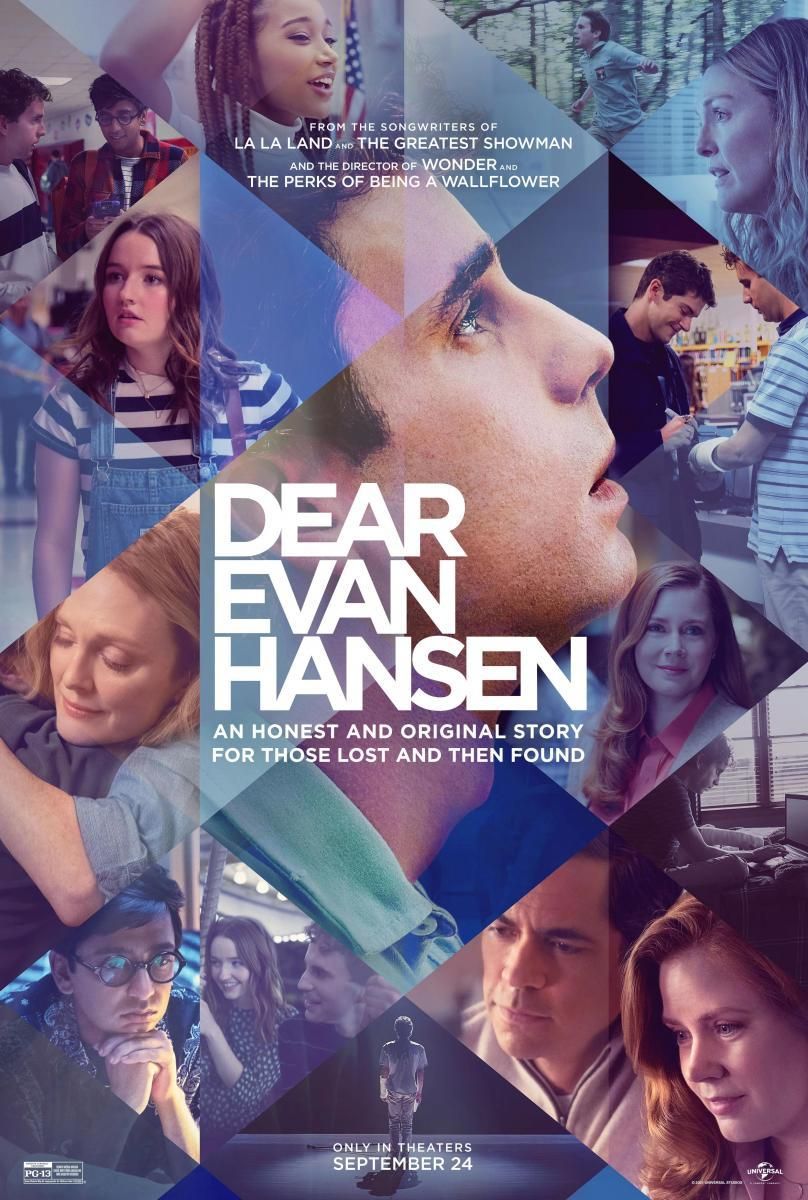 poster of Dear Evan Hansen (2021) Hindi Dubbed BluRay