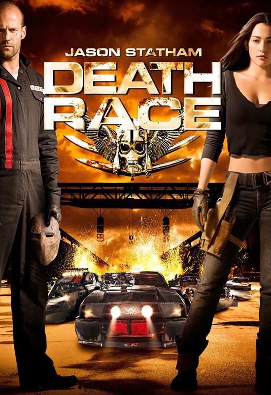 poster of Death Race (2008) UNRATED Hindi Dubbed Movie