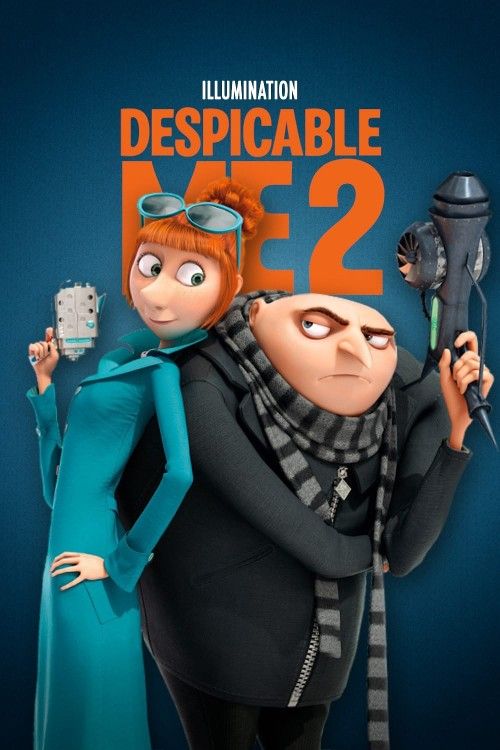 poster of Despicable Me 2 2013 Hindi Dubbed Movie