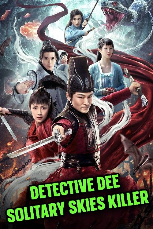 poster of Detective Dee: Solitary Skies Killer (2020) Hindi ORG Dubbed Movie