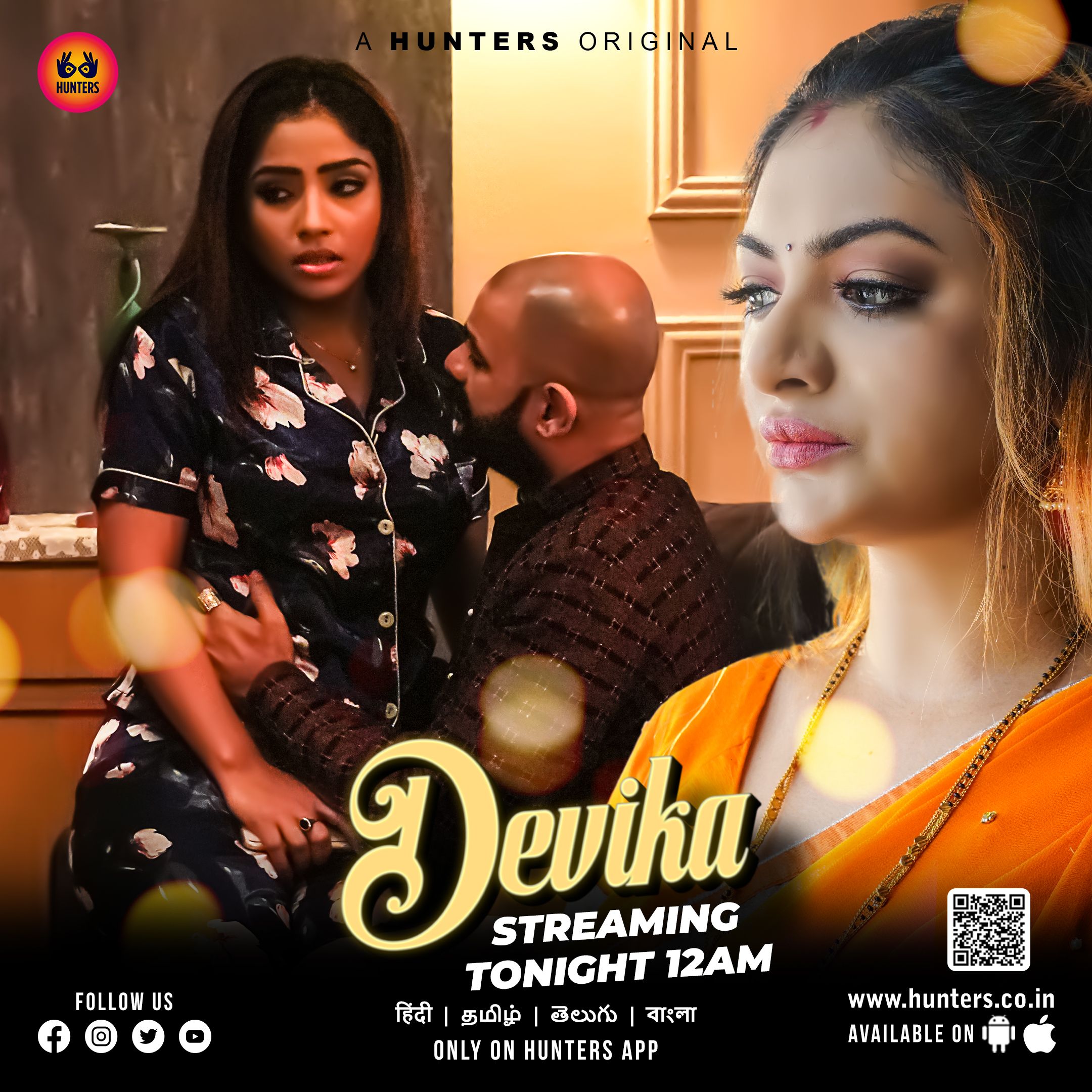 poster of Devika (2023) S01 (Episode 1-3) Hunters Hindi Web Series HDRip