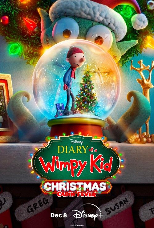 poster of Diary of a Wimpy Kid Christmas Cabin Fever (2023) English Movie