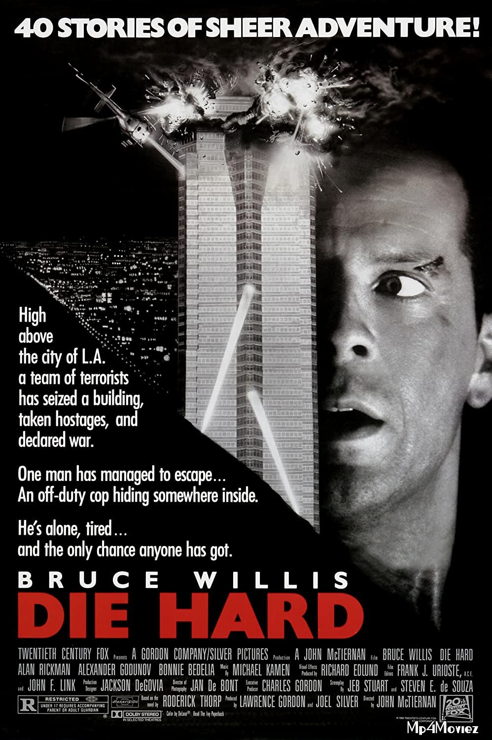 poster of Die Hard 1988 Hindi Dubbed Movie