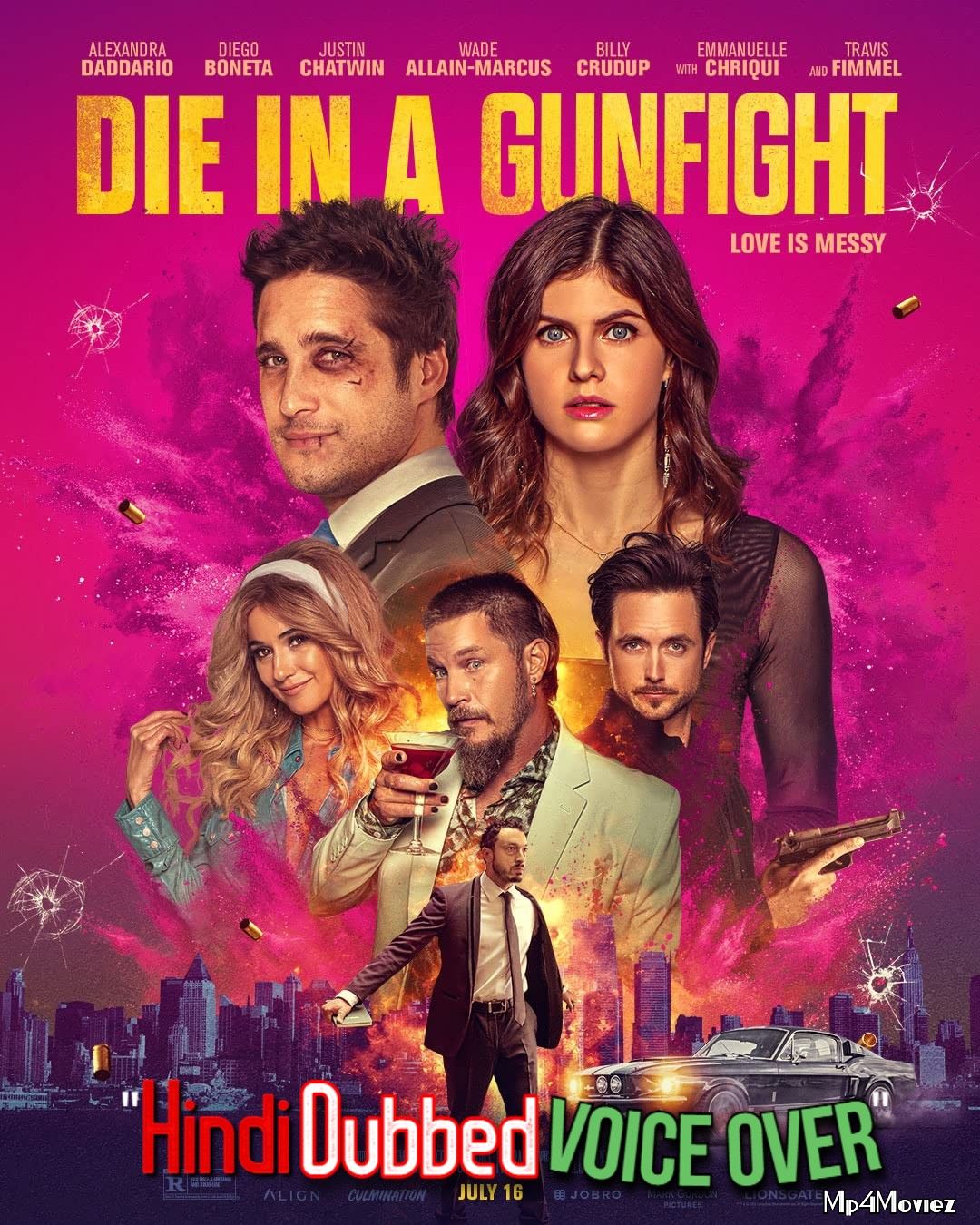 poster of Die in a Gunfight (2021) Hindi (Voice Over) Dubbed BluRay