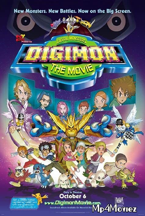 poster of Digimon: The Movie 2000 Hindi Dubbed Movie