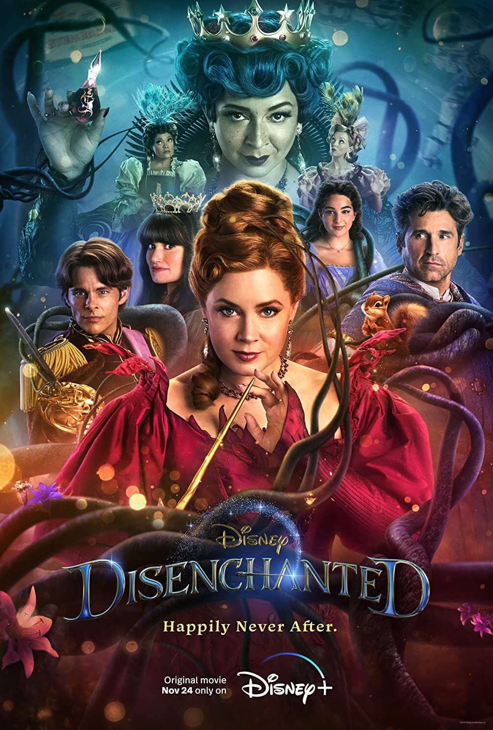 poster of Disenchanted (2022) English HDRip