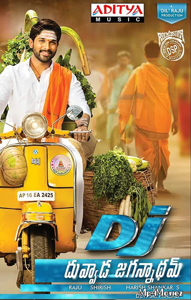 poster of DJ Duvvada Jagannadham 2017 Hindj Dubbed Full Movie