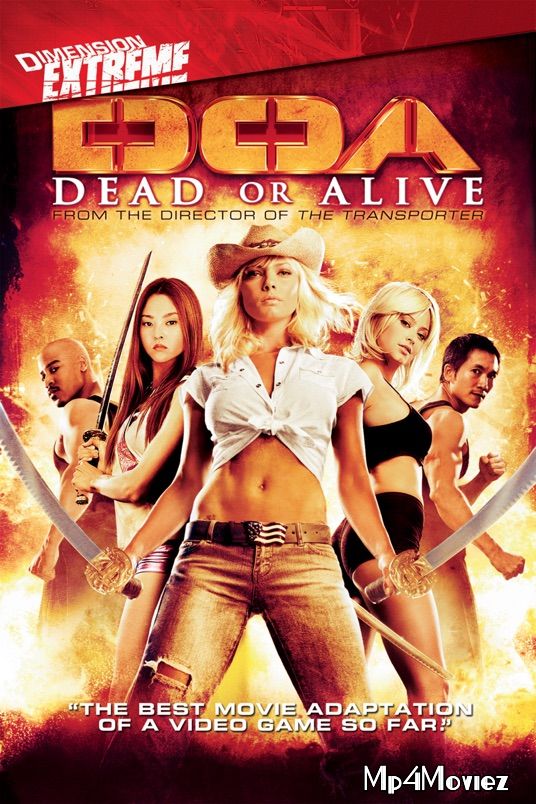 poster of DOA: Dead or Alive 2006 Hindi Dubbed Movie