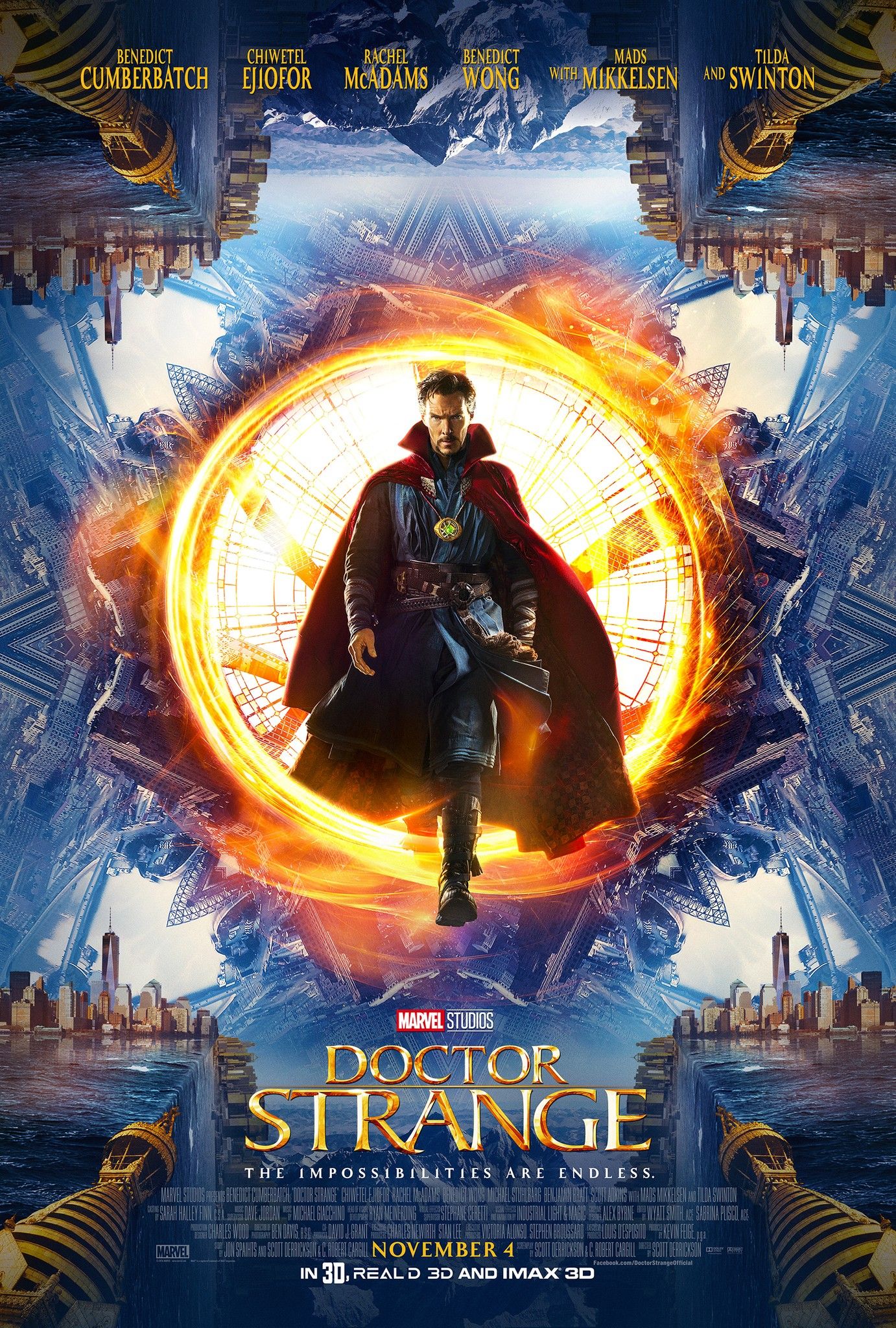 poster of Doctor Strange (2016) Hindi Dubbed BluRay