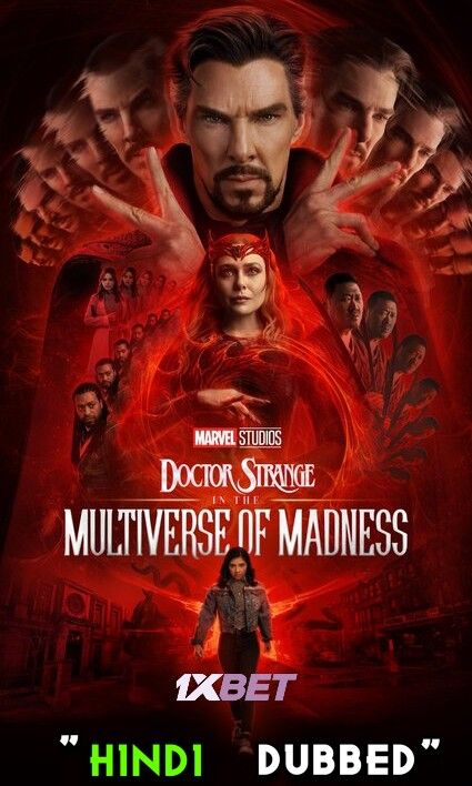 poster of Doctor Strange in the Multiverse of Madness (2022) Hindi Dubbed HDRip