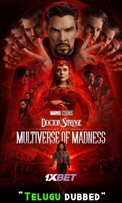 poster of Doctor Strange in the Multiverse of Madness (2022) Tamil Dubbed HDRip