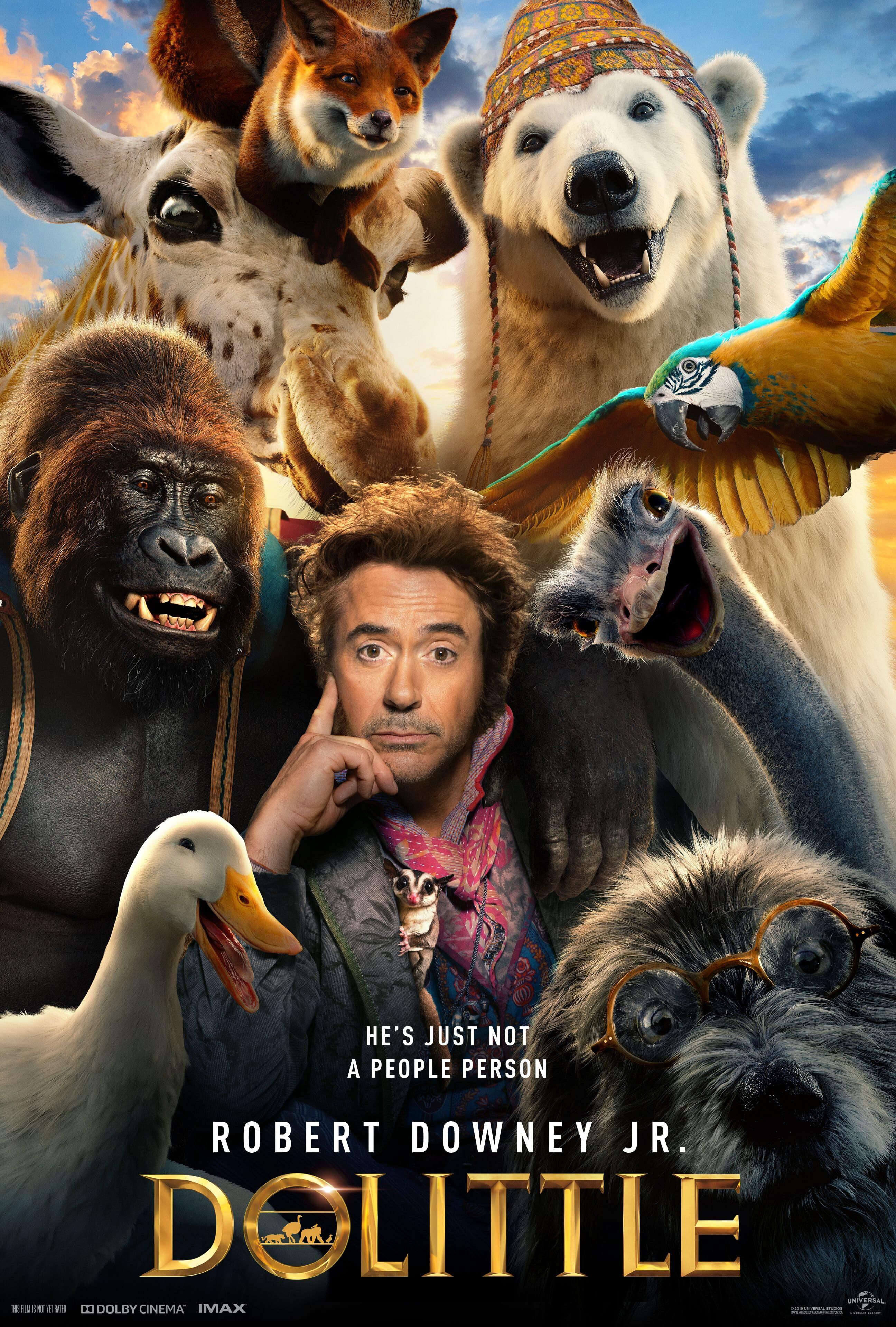 poster of Dolittle (2020) Hindi Dubbed