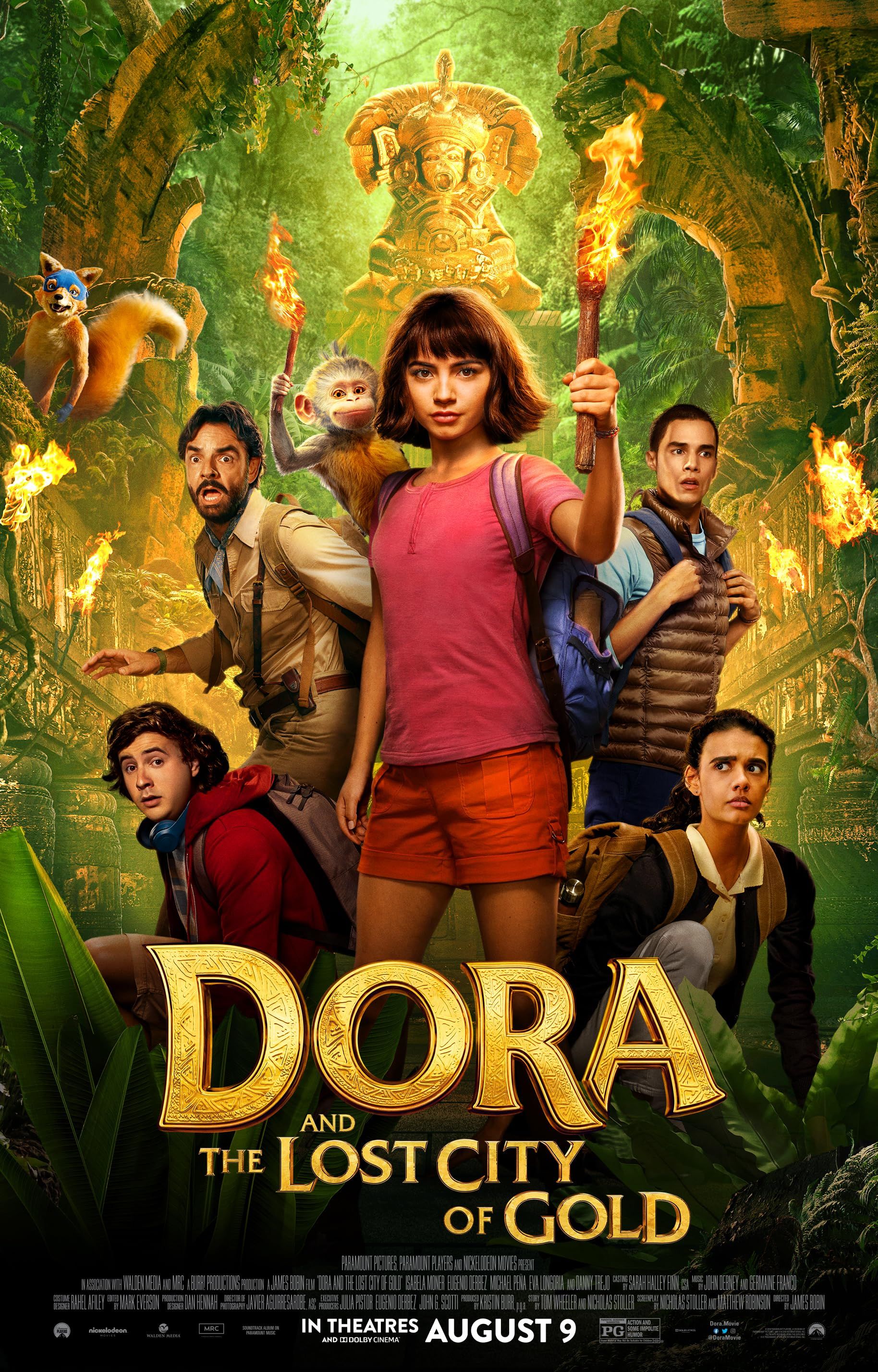 poster of Dora And The Lost City of Gold (2019) Hindi Dubbed