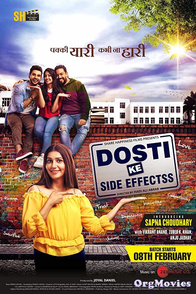 poster of Dosti ke side effects 2019 Hindi Full Movie