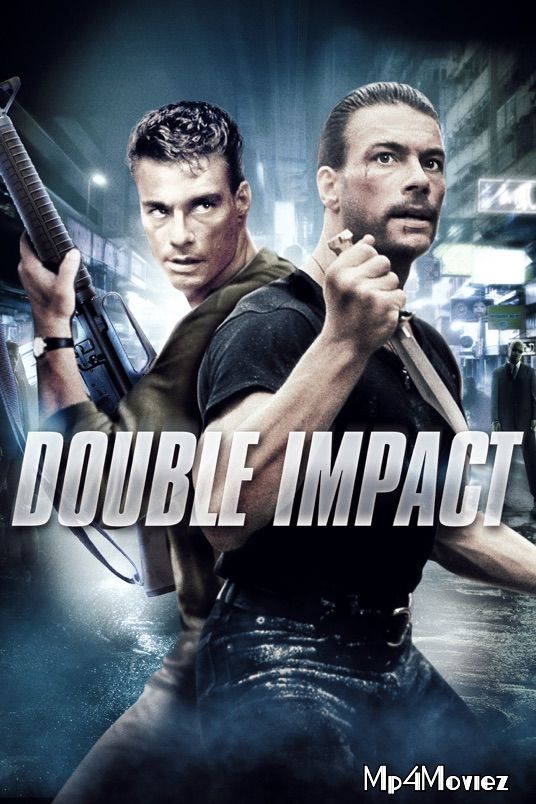 poster of Double Impact 1991 Hindi Dubbed Movie