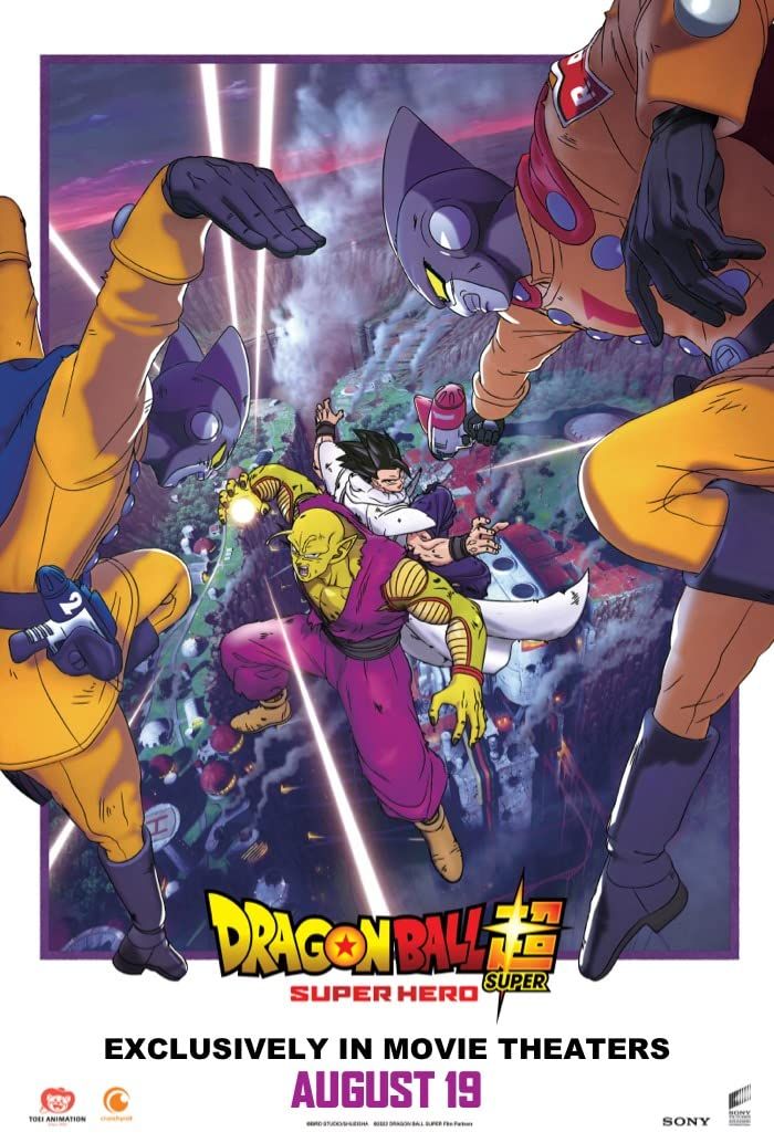 poster of Dragon Ball Super: Super Hero 2022 Hindi (Cleaned) Dubbed BluRay