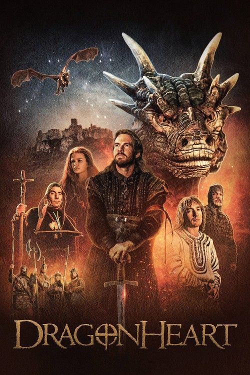 poster of DragonHeart (1996) Remastered Hindi Dubbed Movie