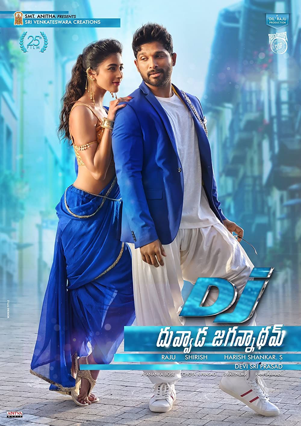 poster of Duvvada Jagannadham (2017) Hindi Dubbed HDRip