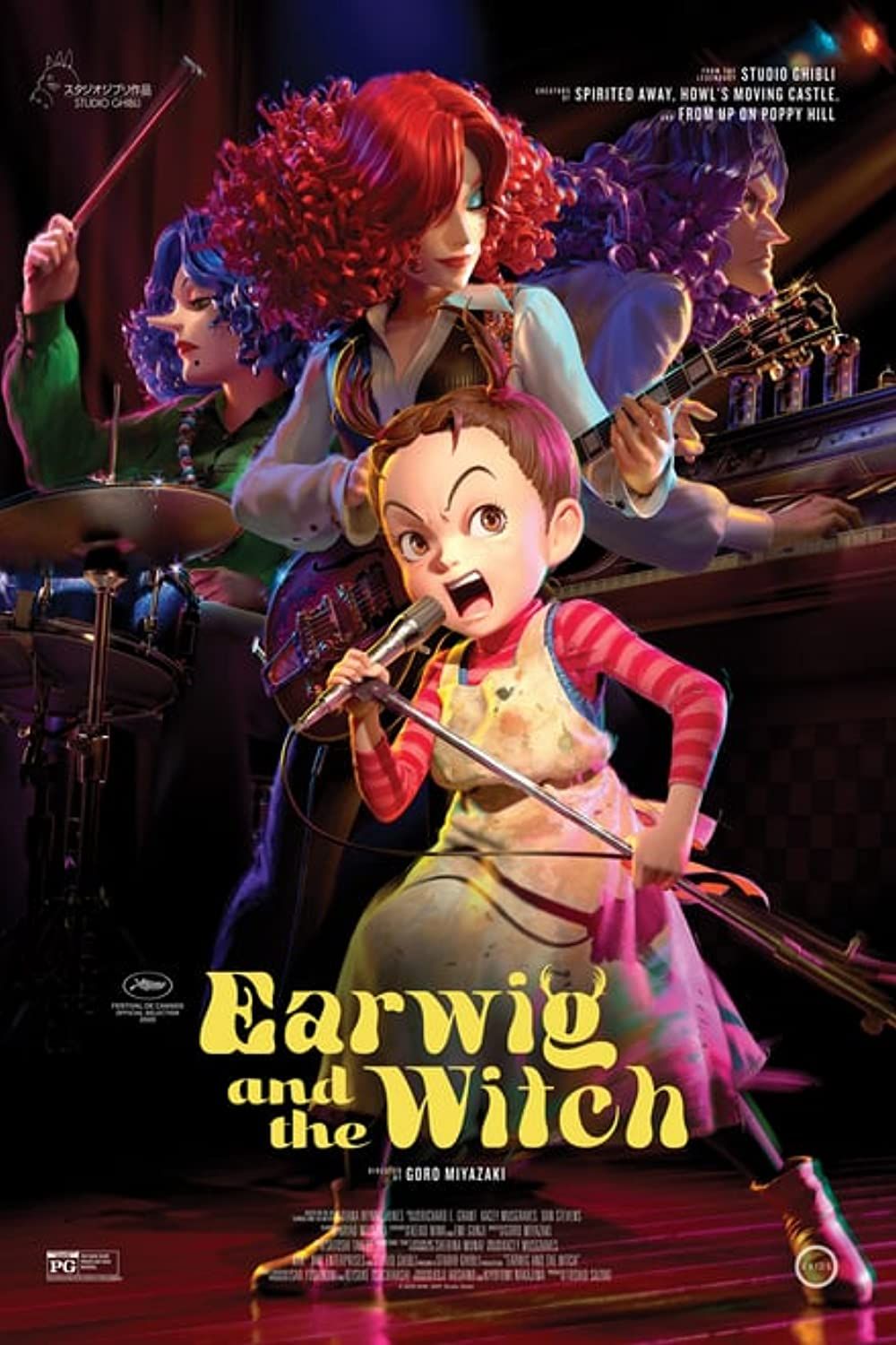 poster of Earwig and the Witch (2020) Hindi Dubbed BluRay