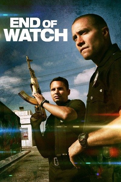 poster of End of Watch 2012 Hindi Dubbed Movie