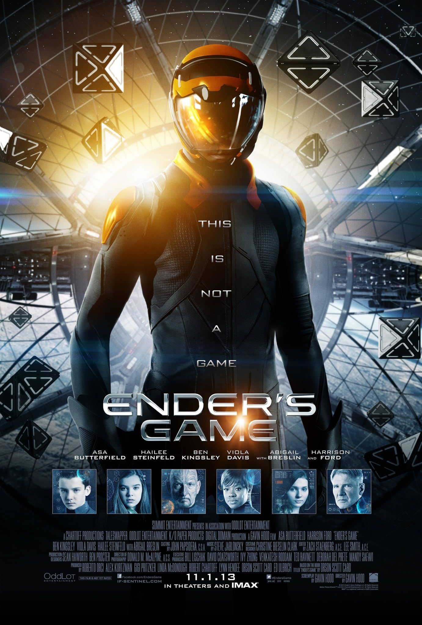 poster of Enders Game (2013) Hindi ORG Dubbed BluRay