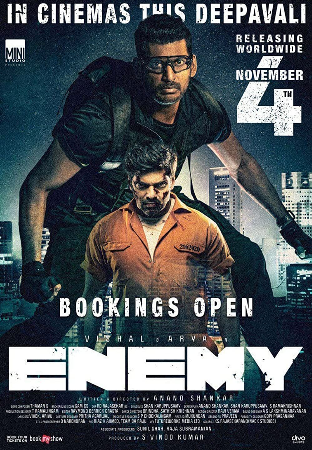 poster of Enemy (2023) Hindi Dubbed HDRip