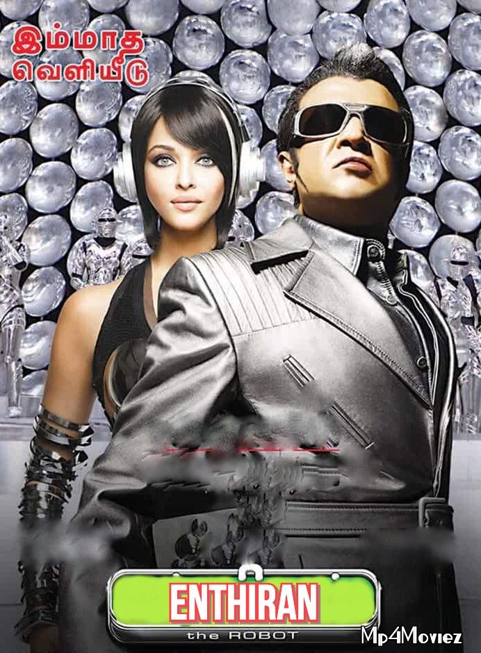 poster of Enthiran 2010 Hindi Dubbed Movie