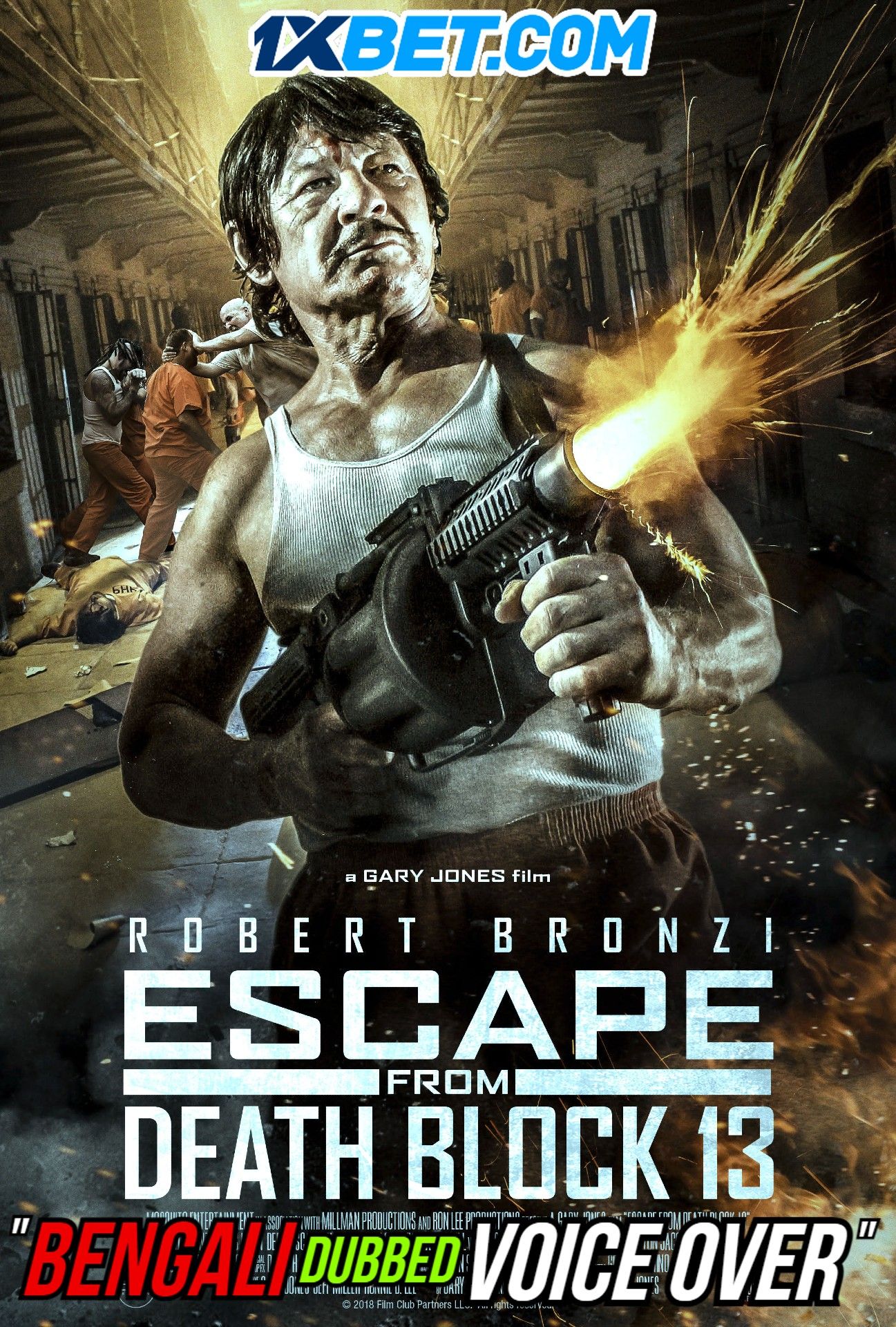 poster of Escape from Death Block 13 (2021) Bengali (Voice Over) Dubbed WEBRip