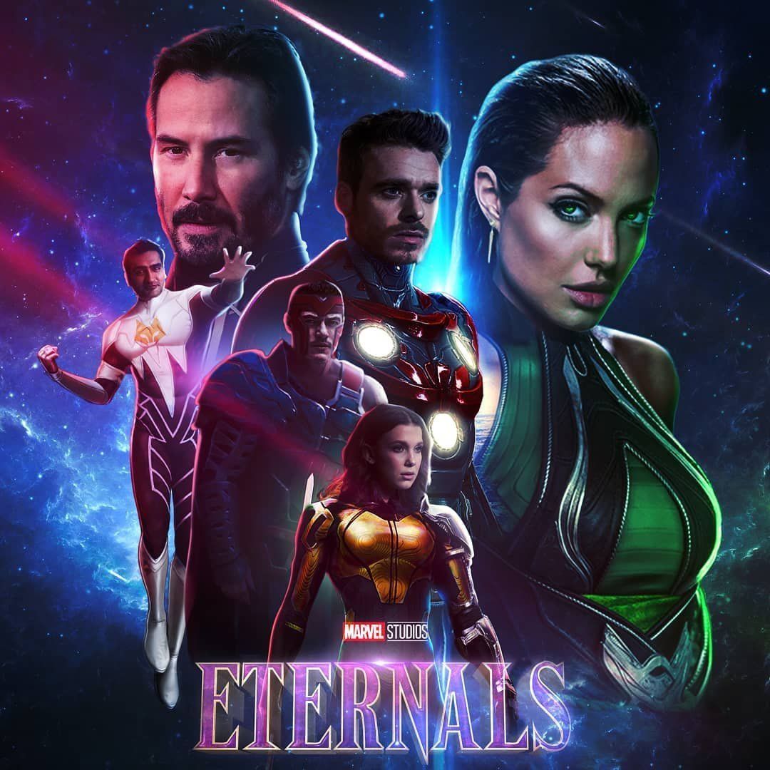 poster of Eternals (2021) English HDRip