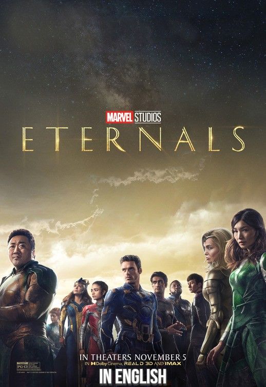 poster of Eternals (2021) Hindi Dubbed HDCAM