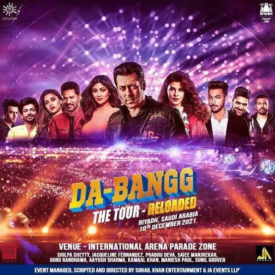 poster of Expo Dubai Salman Khan Da Bangg The Tour Re Loaded (2022) Hindi HDRip