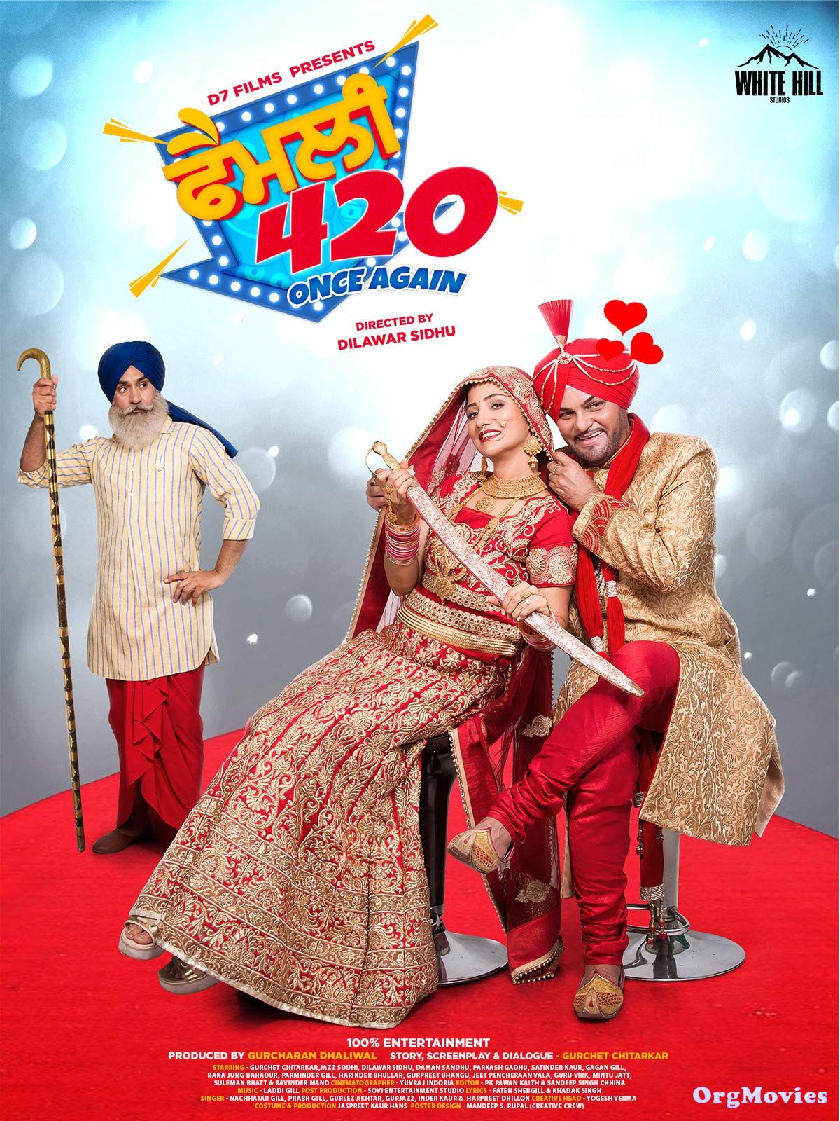 poster of Family 420 Once Again 2019 Punjabi full Movie