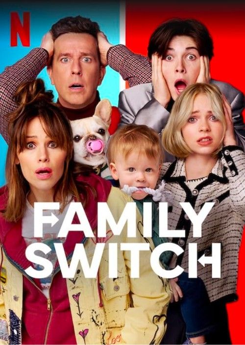 poster of Family Switch (2023) Hindi Dubbed Movie