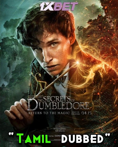 poster of Fantastic Beasts: The Secrets of Dumbledore (2022) Tamil Dubbed HDCAM