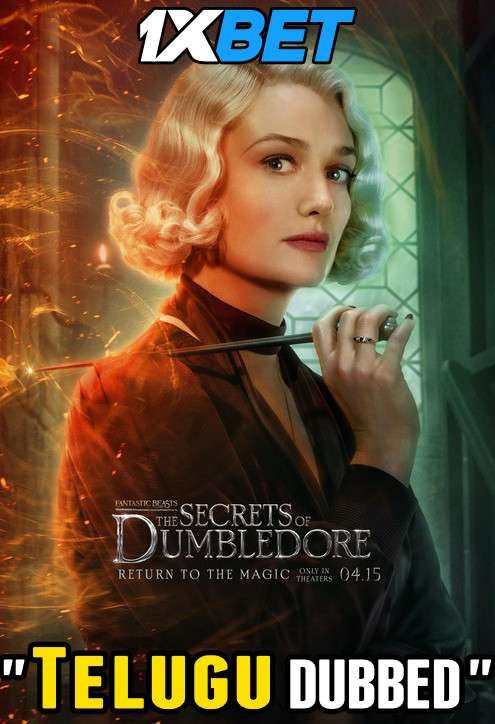 poster of Fantastic Beasts: The Secrets of Dumbledore (2022) Telugu Dubbed HDCAM