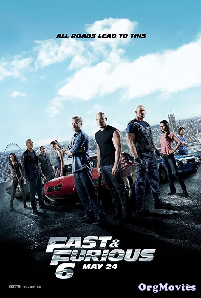 poster of Fast And Furious 6 (2013) Hindi Dubbed Full Movie