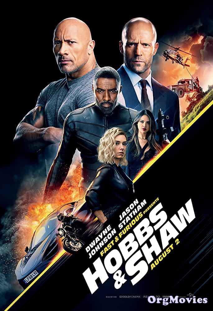 poster of Fast and Furious Hobbs and Shaw 2019 Hindi Dubbed Full Movie