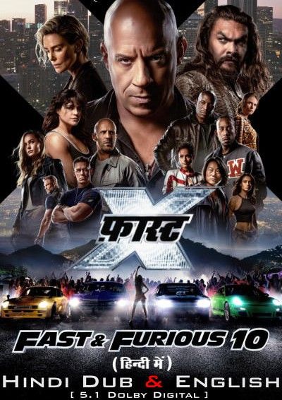 poster of Fast X (2023) Hindi ORG Dubbed HDRip