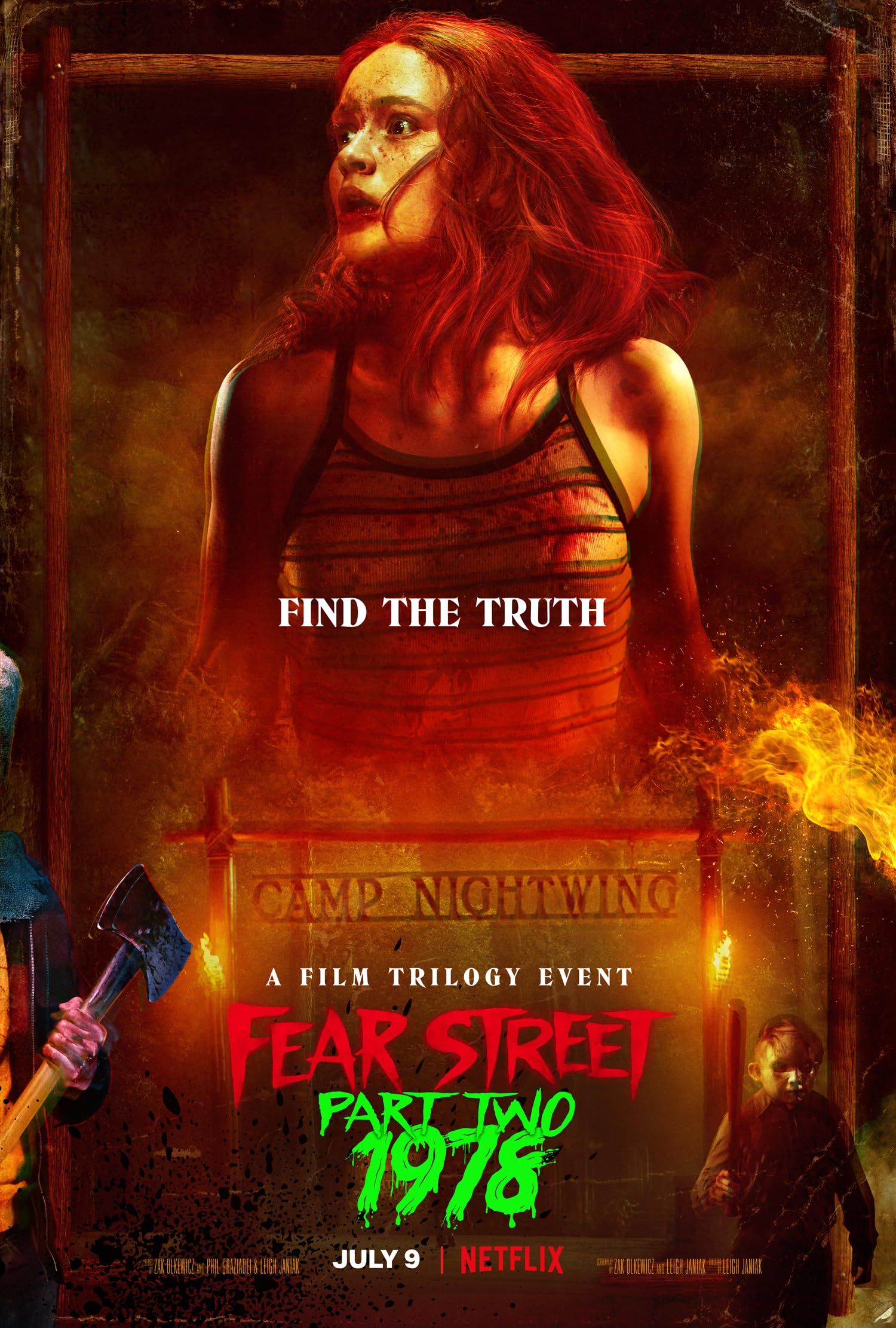 poster of Fear Street Part Two 1978 (2021) Hindi Dubbed