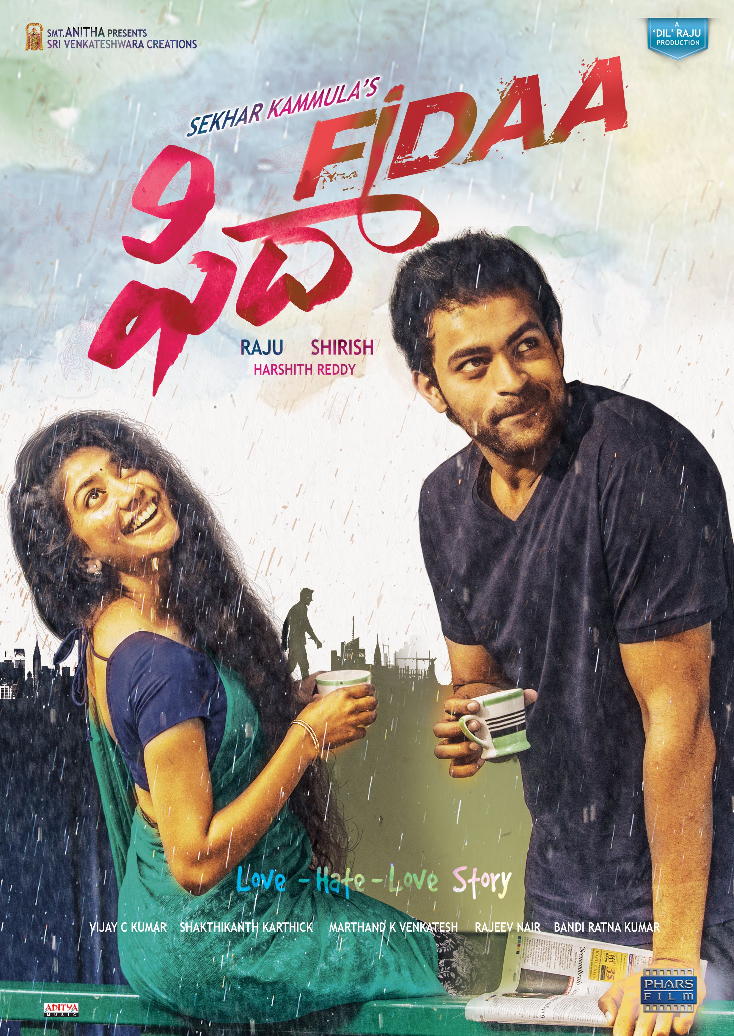 poster of Fidaa (2017) Hindi Dubbed HDRip