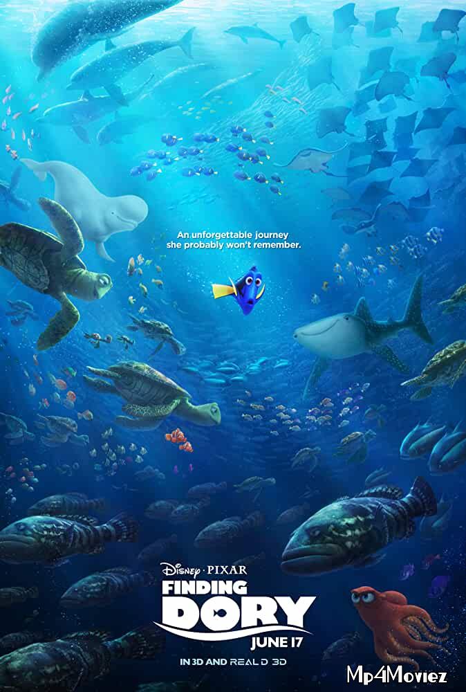 poster of Finding Dory 2016 ORG Hindi Dubbed Movie